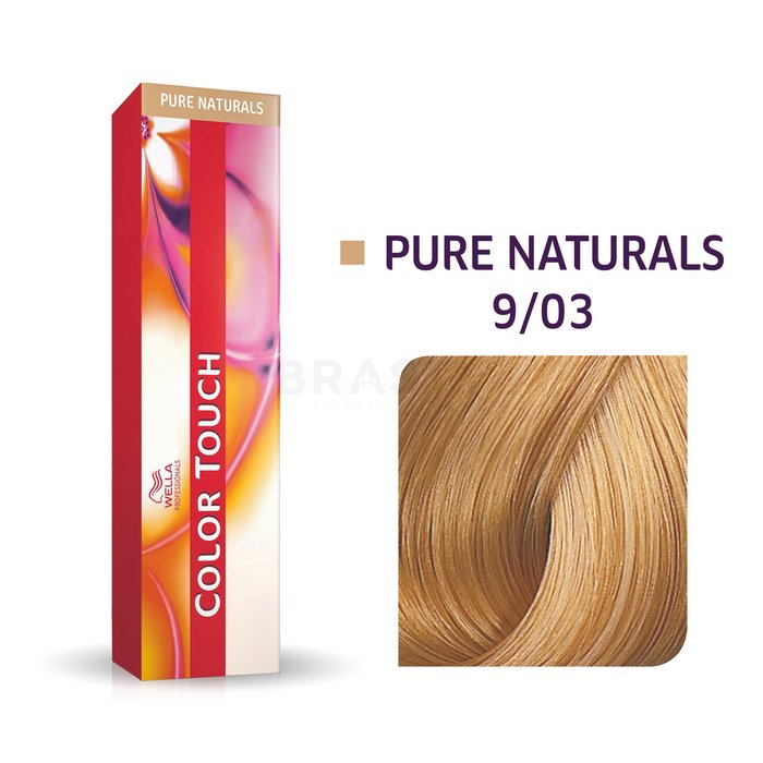 Wella professionals color touch pure naturals cu efect multi-dimensional 9/03 60 ml