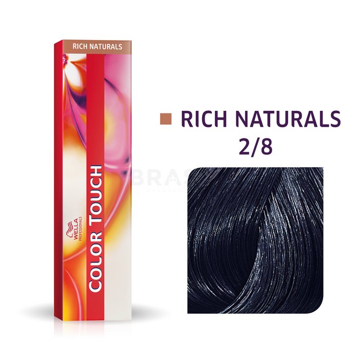 Wella professionals color touch rich naturals cu efect multi-dimensional 2/8 60 ml