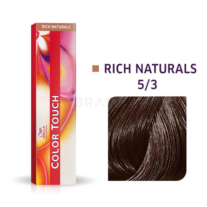 Wella professionals color touch rich naturals cu efect multi-dimensional 5/3 60 ml