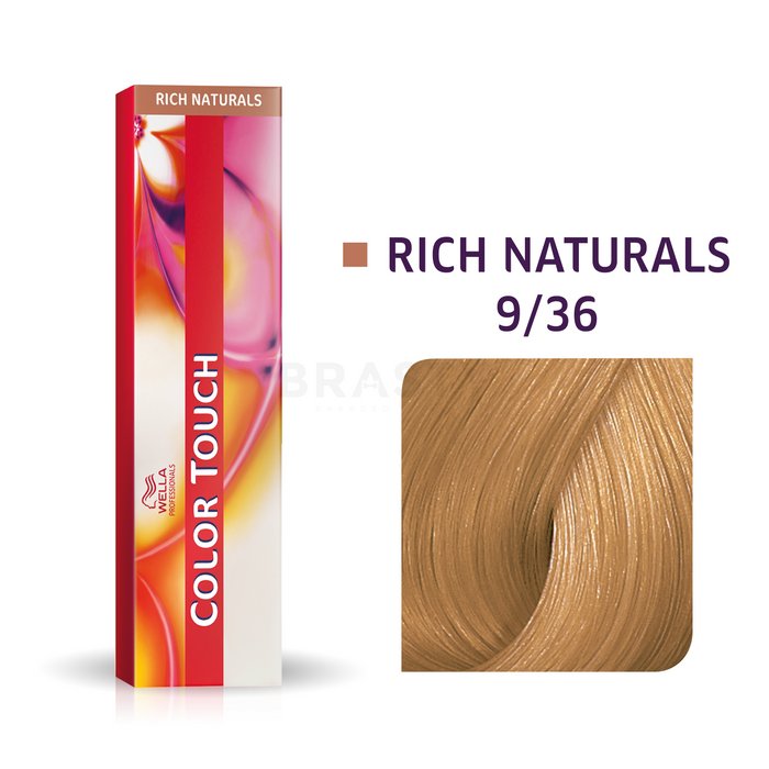 Wella professionals color touch rich naturals cu efect multi-dimensional 9/36 60 ml