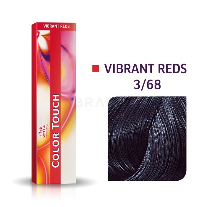 Wella professionals color touch vibrant reds cu efect multi-dimensional 3/68 60 ml