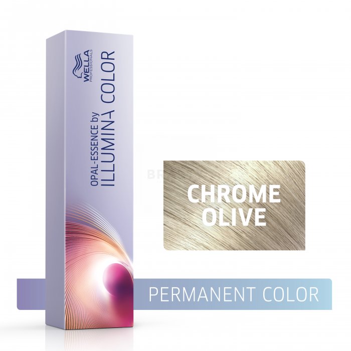 Wella professionals illumina color opal-essence vopsea profesională permanentă pentru păr chrome olive 60 ml