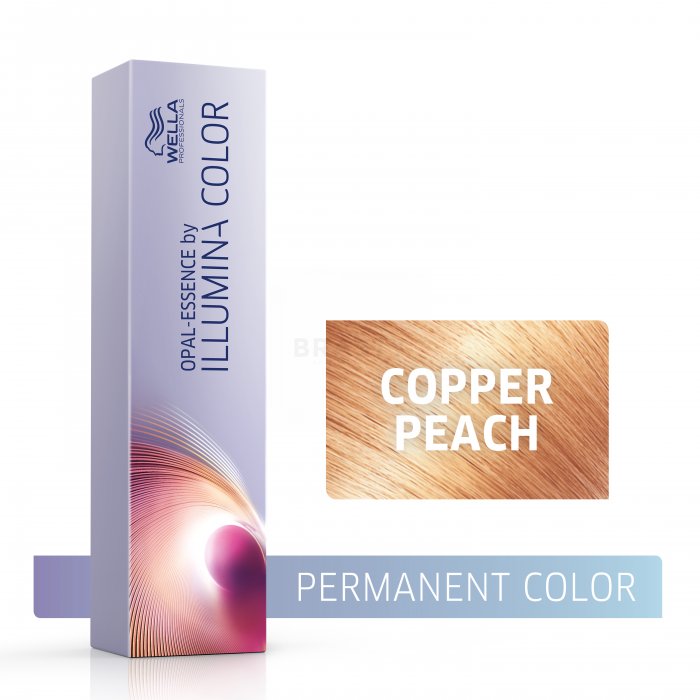Wella professionals illumina color opal-essence vopsea profesională permanentă pentru păr copper peach 60 ml