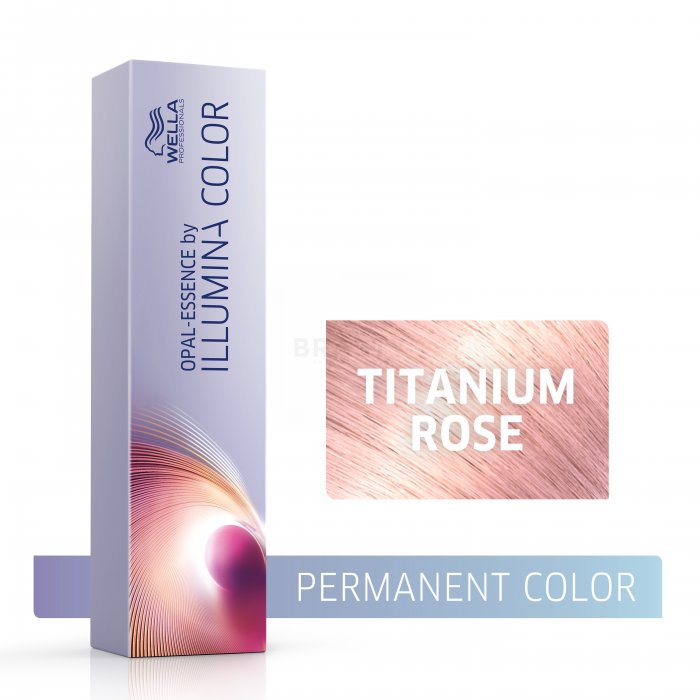 Wella professionals illumina color opal-essence vopsea profesională permanentă pentru păr titanium rose 60 ml