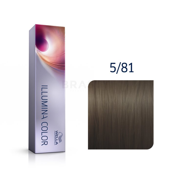 Wella professionals illumina color vopsea profesională permanentă pentru păr 5/81 60 ml