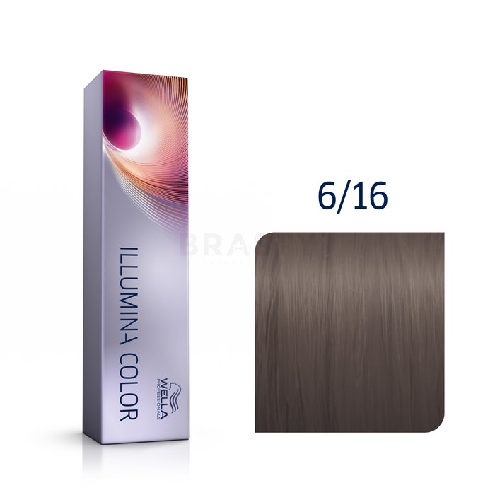 Wella professionals illumina color vopsea profesională permanentă pentru păr 6/16 60 ml