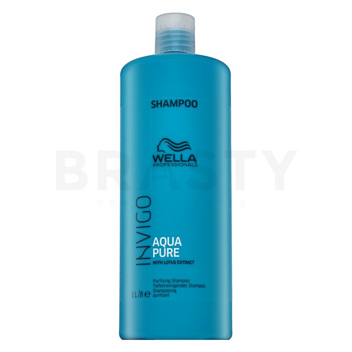 Wella professionals invigo balance aqua pure purifying shampoo șampon pentru păr gras 1000 ml