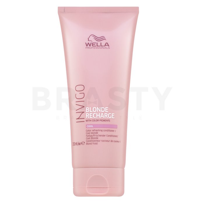 Wella professionals invigo blonde recharge cool blonde conditioner balsam pentru revigorarea nuantelor reci de blond 200 ml