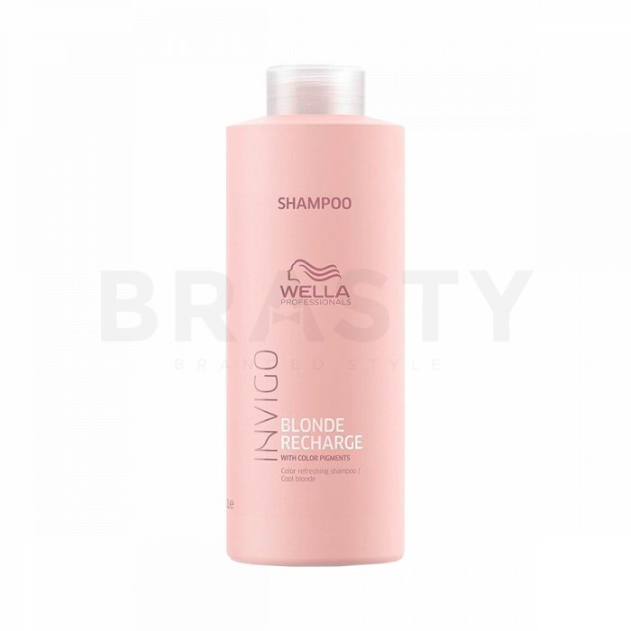 Wella professionals invigo blonde recharge cool blonde shampoo șampon pentru revigorarea nuantelor reci de blond 1000 ml