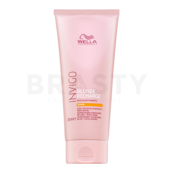 Wella professionals invigo blonde recharge warm blonde conditioner șampon 200 ml