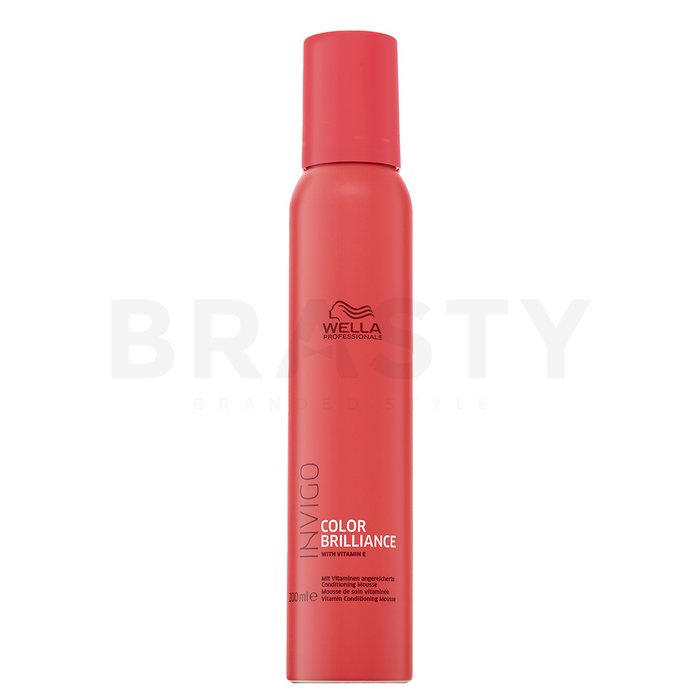 Wella professionals invigo color brilliance vitamin conditioning mousse pentru păr vopsit 200 ml