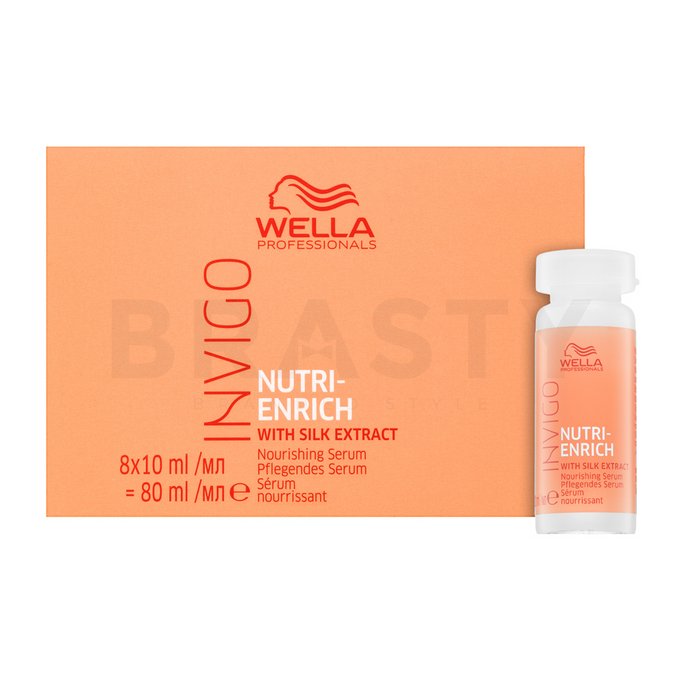 Wella professionals invigo nutri-enrich nourishing serum intretinere pentru intarire pentru păr uscat si deteriorat 8 x 10 ml