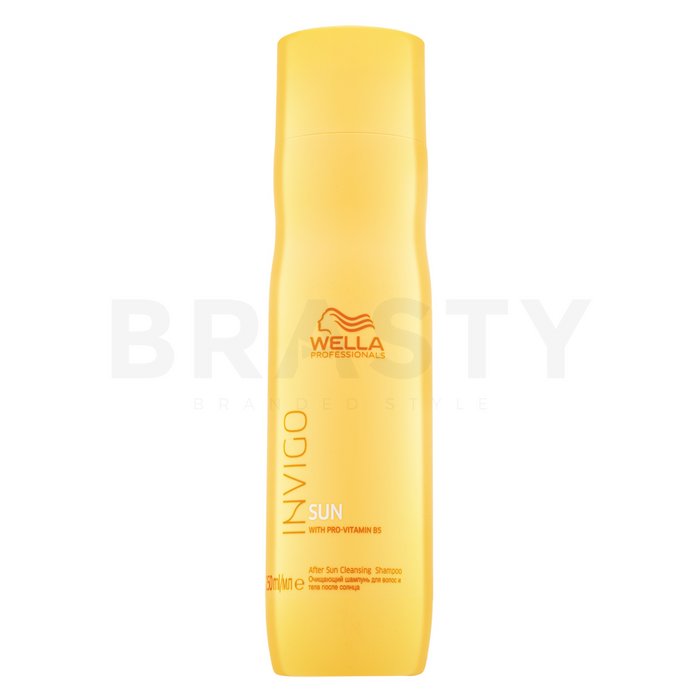 Wella professionals invigo sun after sun cleansing shampoo șampon hrănitor pentru păr deteriorat de razele soarelui 250 ml