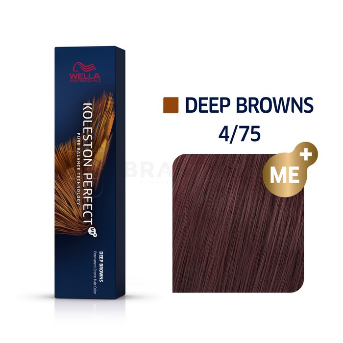 Wella Professionals koleston perfect me+ deep browns vopsea profesională permanentă pentru păr 4/75 60 ml