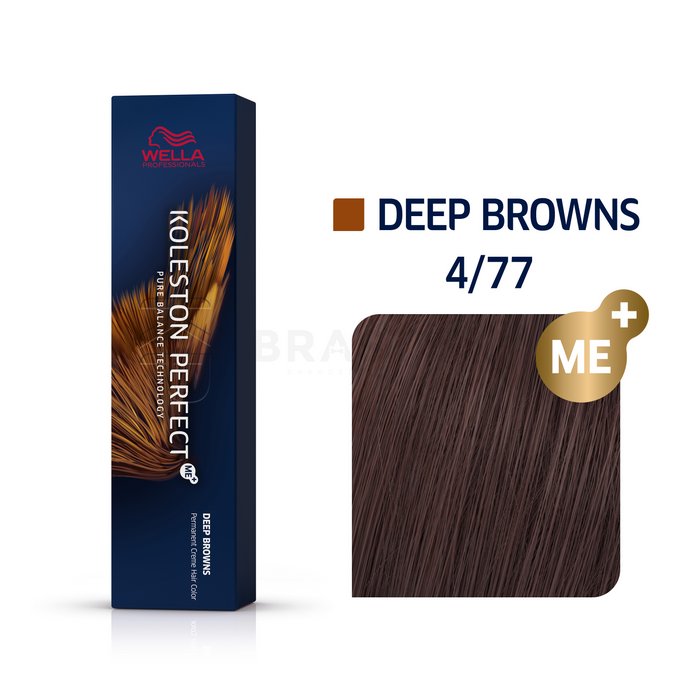 Wella Professionals Koleston Perfect Me+ Deep Browns vopsea profesională permanentă pentru păr 4/77 60 ml