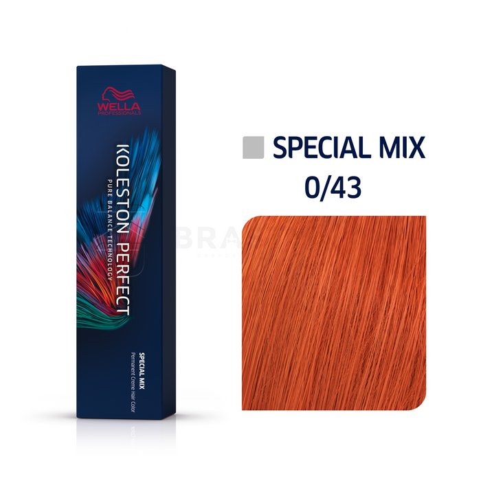 Wella professionals koleston perfect me+ special mix vopsea profesională permanentă pentru păr 0/43 60 ml