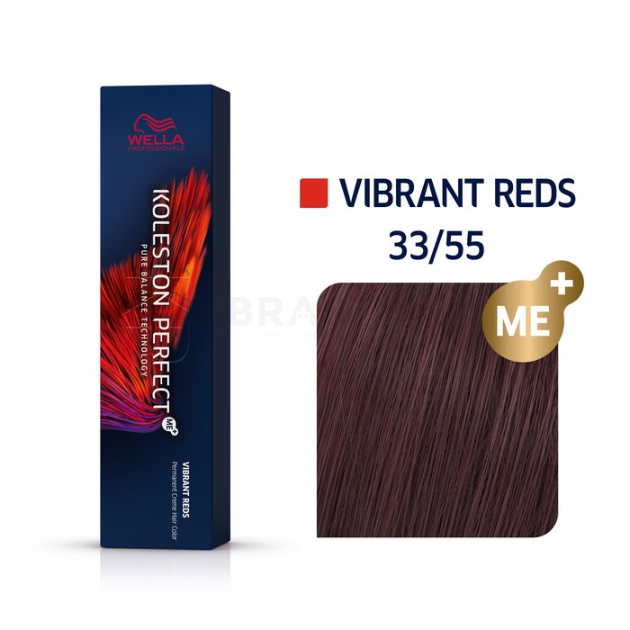 Wella professionals koleston perfect me+ vibrant reds vopsea profesională permanentă pentru păr 33/55 60 ml