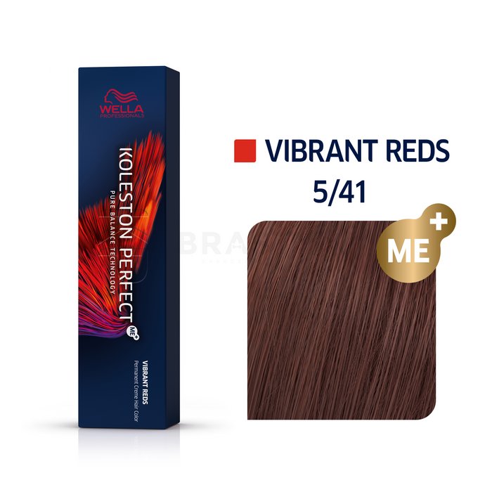 Wella professionals koleston perfect me+ vibrant reds vopsea profesională permanentă pentru păr 5/41 60 ml