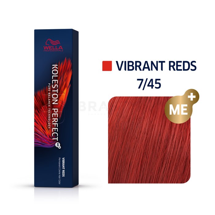 Wella Professionals Koleston Perfect Me+ Vibrant Reds vopsea profesională permanentă pentru păr 7/45 60 ml