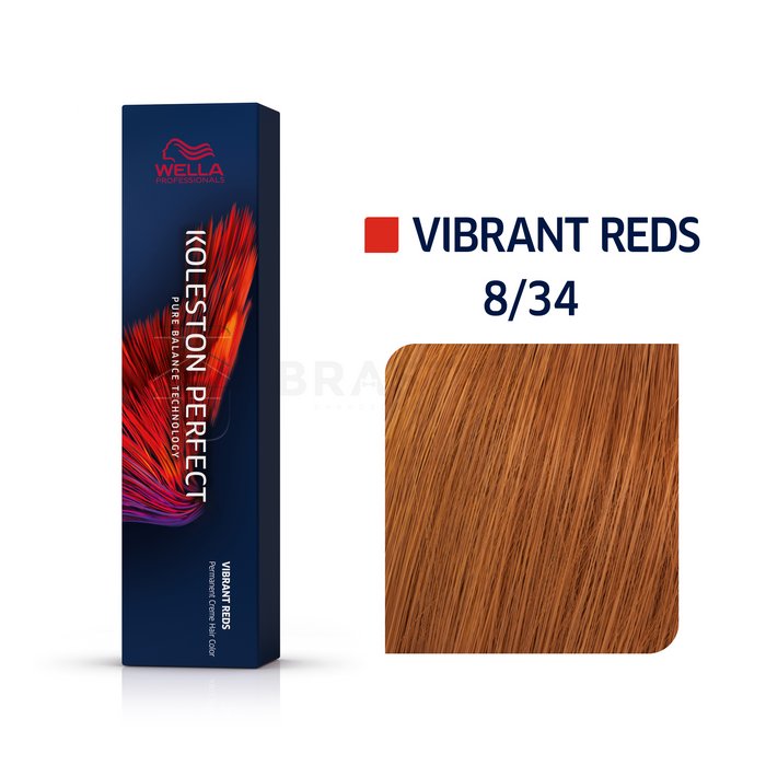 Wella Professionals Koleston Perfect Me+ Vibrant Reds vopsea profesională permanentă pentru păr 8/34 60 ml