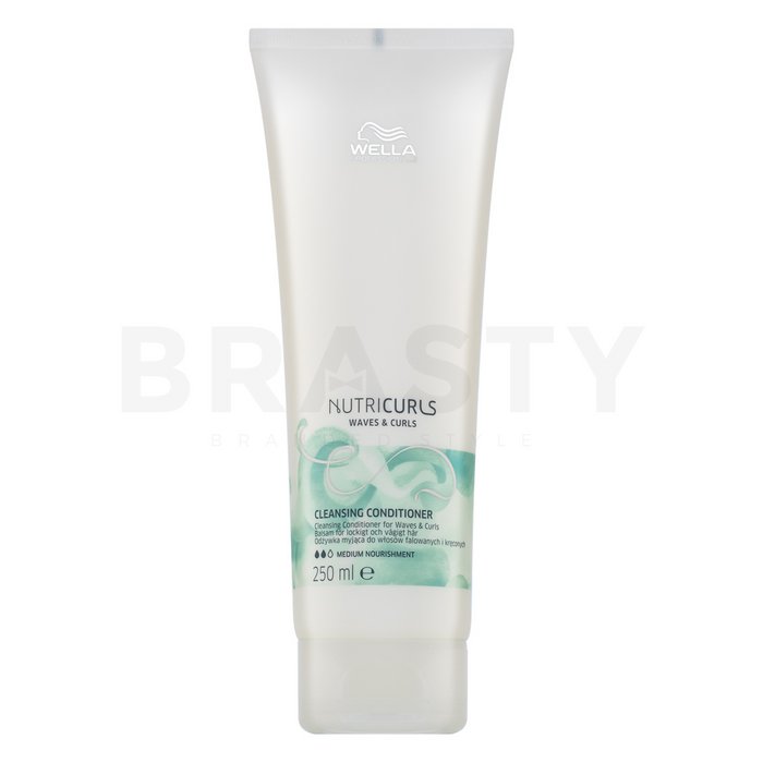 Wella professionals nutricurls waves   curls cleansing conditioner balsam pentru păr ondulat si cret 250 ml