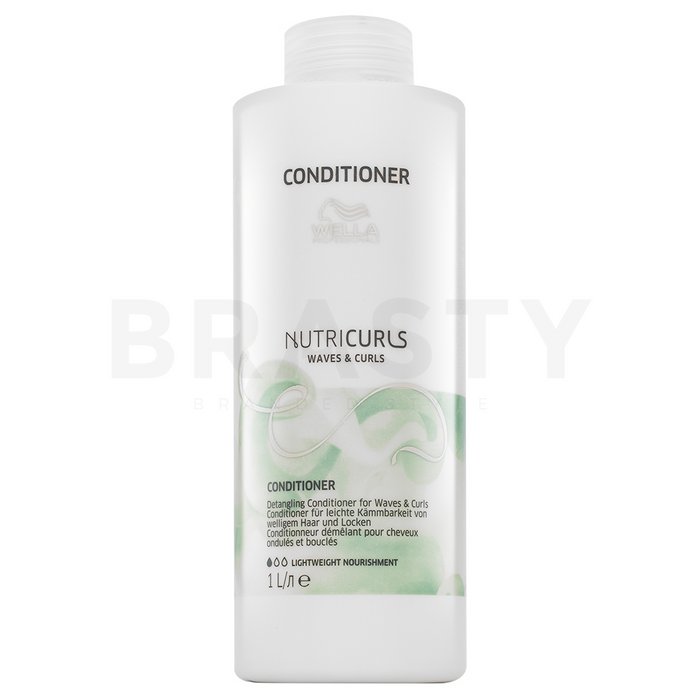 Wella professionals nutricurls waves   curls conditioner balsam hrănitor pentru păr ondulat si cret 1000 ml