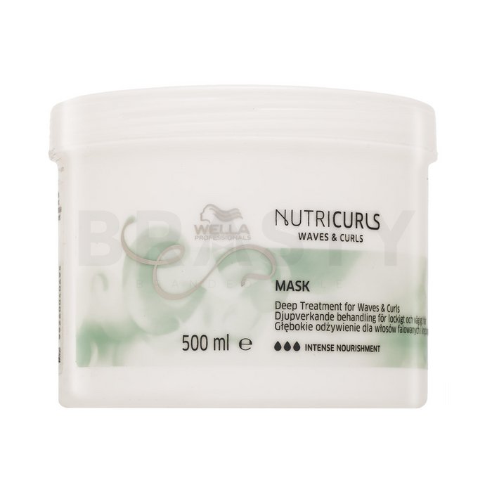Wella professionals nutricurls waves   curls mask mască hrănitoare pentru păr ondulat si cret 500 ml