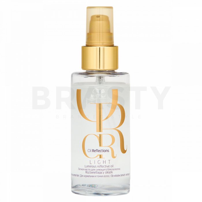 Wella professionals oil reflections light luminous reflective oil ulei pentru par pentru păr fin si normal 100 ml