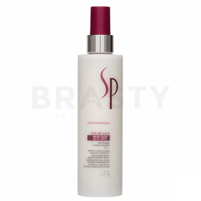 Wella professionals sp color save bi-phase conditioner balsam fără clatire pentru păr vopsit 185 ml