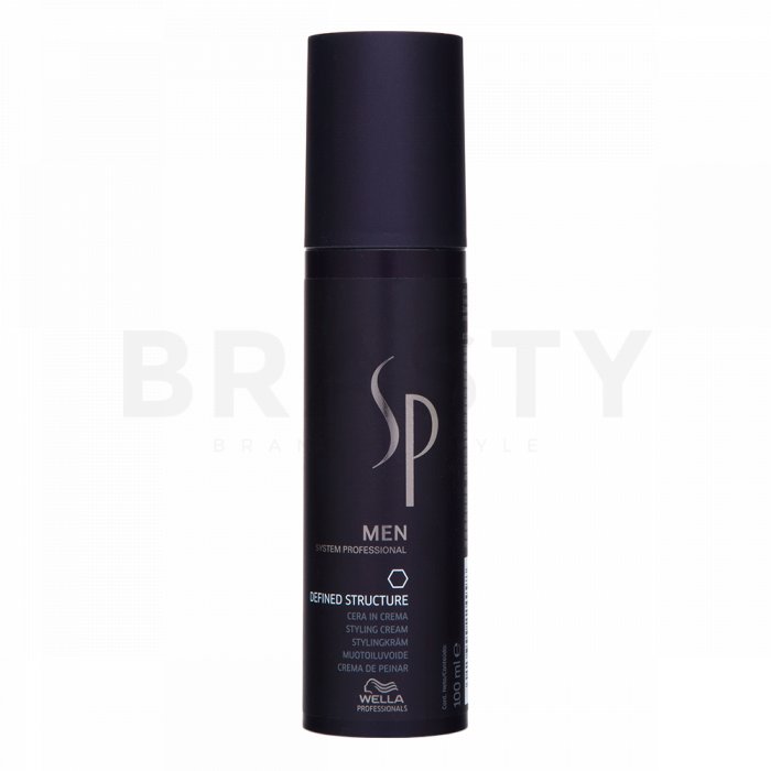 Wella professionals sp men defined structure cream crema pentru styling pentru fixare medie 100 ml