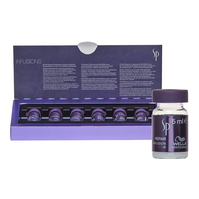 Wella professionals sp repair infusion tratament pentru păr pentru păr deteriorat 6 x 5 ml