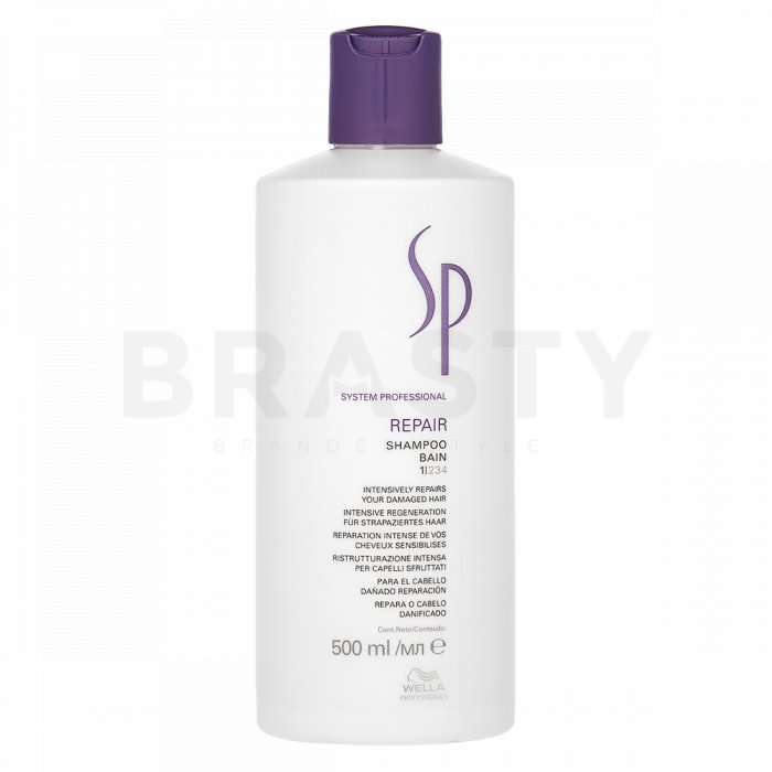 Wella professionals sp repair shampoo sampon pentru păr deteriorat 500 ml