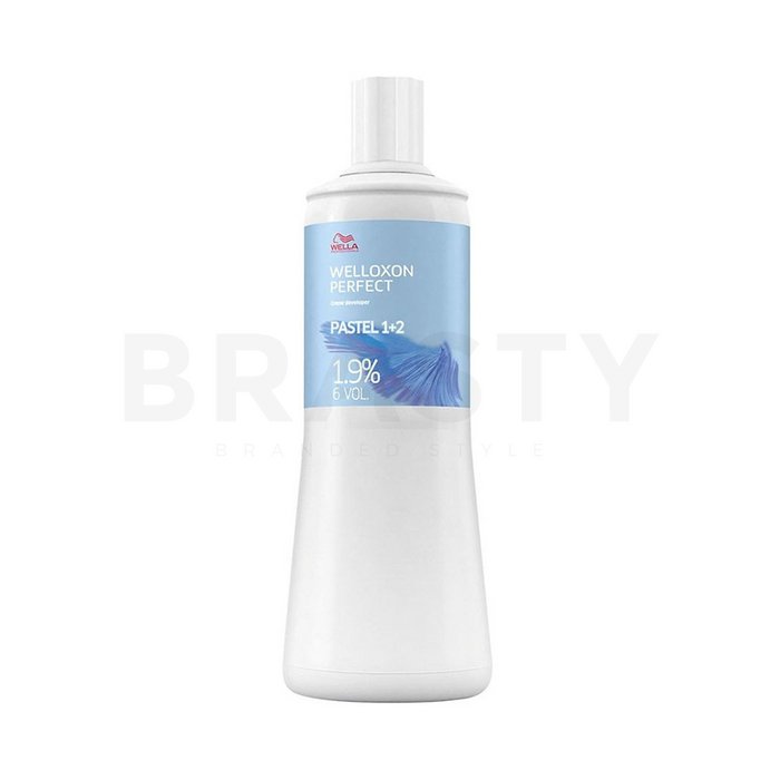 Wella professionals welloxon perfect creme developer pastel 1,9% / 6 vol. activator de culoare a părului 1000 ml