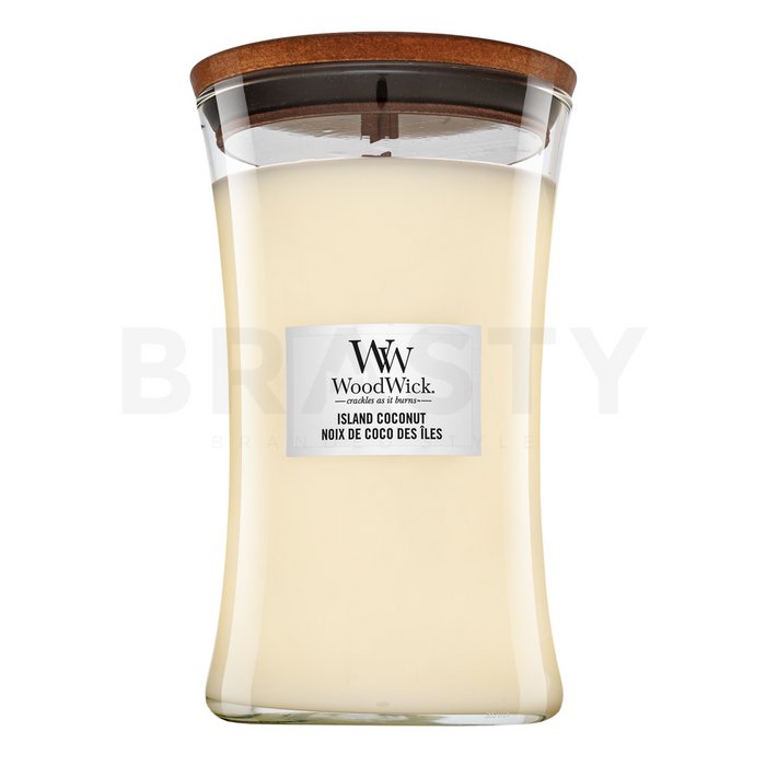 Woodwick Island Coconut lumânare parfumată 610 g brasty.ro imagine noua
