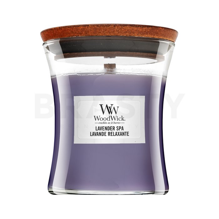 Woodwick Lavender Spa lumânare parfumată 85 g brasty.ro imagine noua