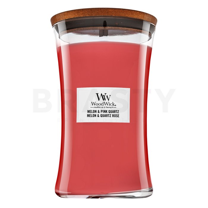 Woodwick Melon & Pink Quartz lumânare parfumată 610 g brasty.ro imagine noua