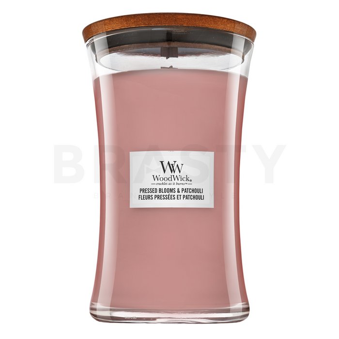 Woodwick Pressed Blooms & Patchouli lumânare parfumată 610 g brasty.ro imagine noua