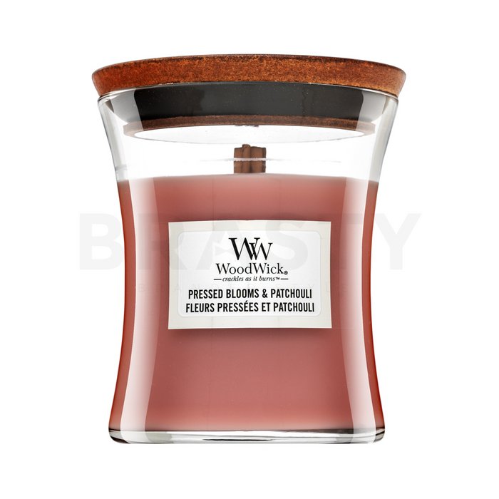 Woodwick Pressed Blooms & Patchouli lumânare parfumată 85 g brasty.ro imagine noua