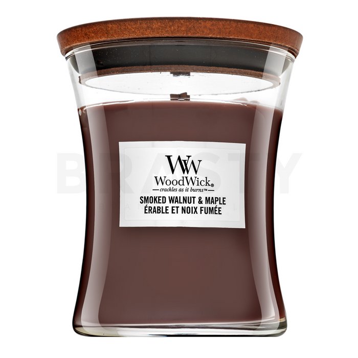 Woodwick Smoked Walnut & Maple lumânare parfumată 275 g brasty.ro imagine noua