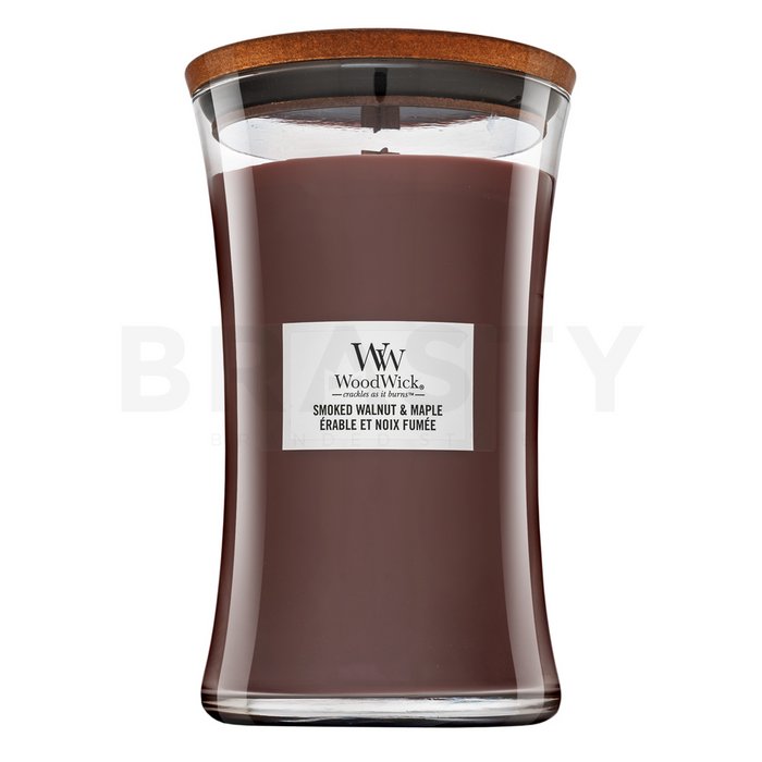 Woodwick Smoked Walnut & Maple lumânare parfumată 610 g brasty.ro imagine noua