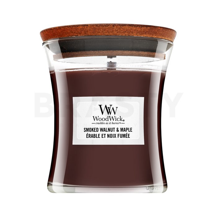 Woodwick Smoked Walnut & Maple lumânare parfumată 85 g brasty.ro imagine noua