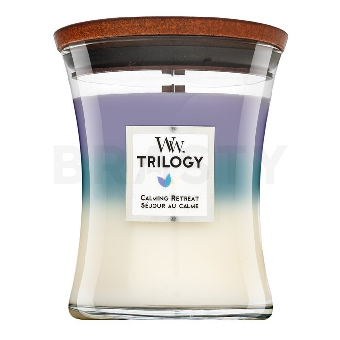 Woodwick Trilogy Calming Retreat lumânare parfumată 275 g brasty.ro imagine noua
