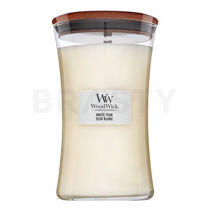 Woodwick white teak 609,5 g