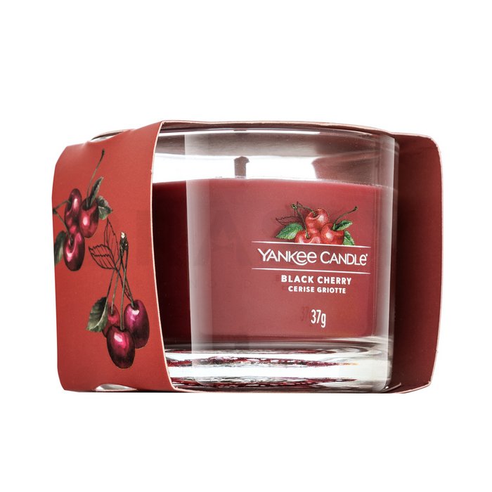 Yankee Candle Black Cherry lumânare votiv 37 g brasty.ro imagine noua