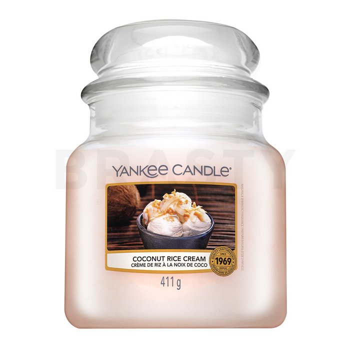 Yankee candle coconut rice cream lumânare parfumată 411 g