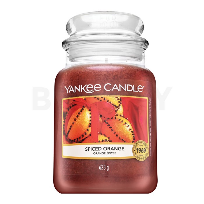Yankee candle spiced orange lumânare parfumată 623 g