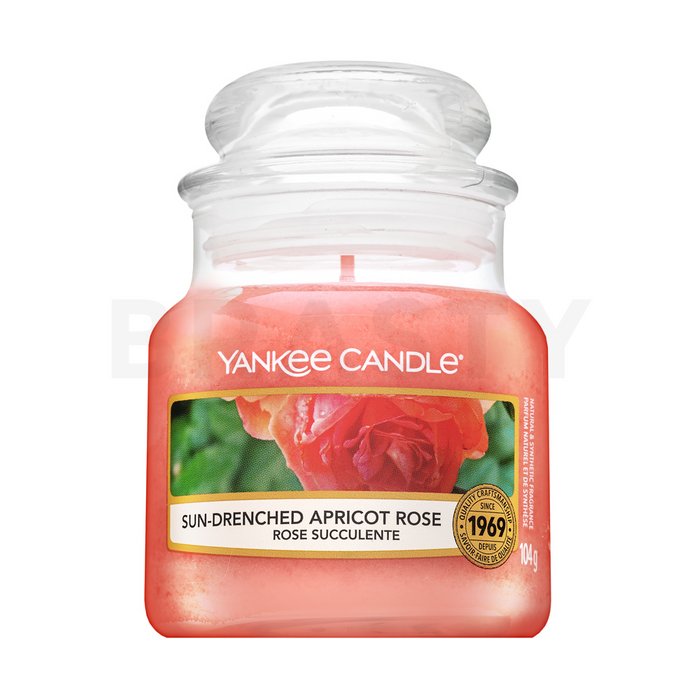 Yankee candle sun-drenched apricot rose lumânare parfumată 104 g