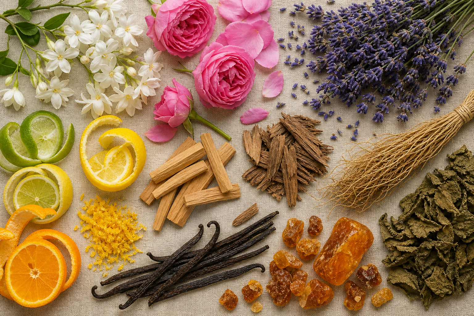 6 ingrediente cele mai utilizate în parfumuri