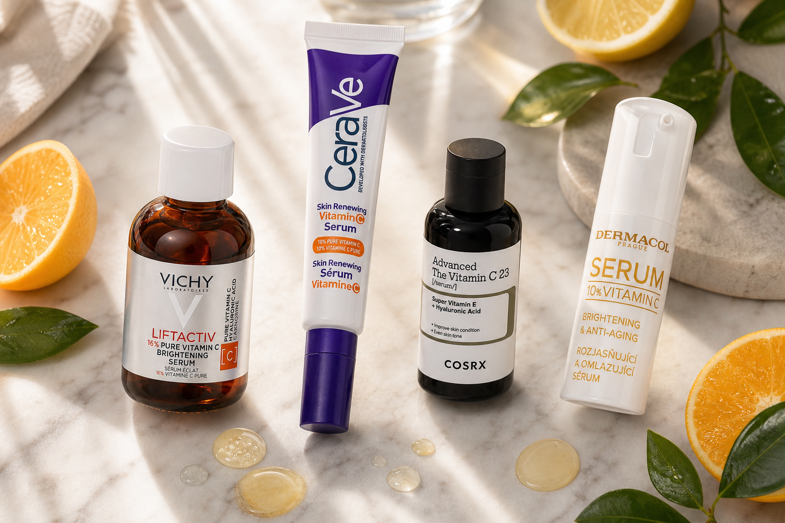 În funcție de tipul de piele: cum să alegi un ser cu vitamina C