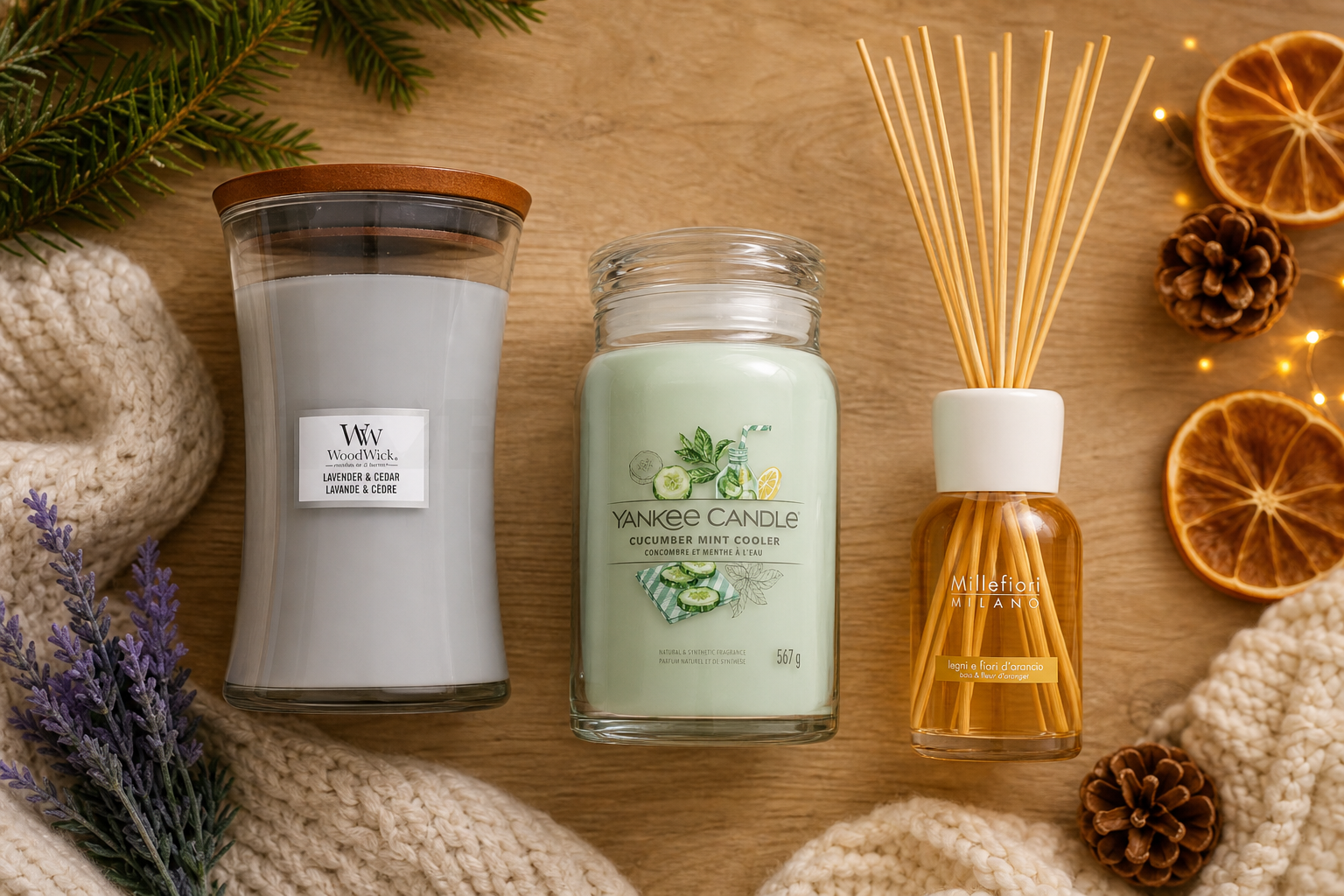 Trei ingrediente pentru aromaterapie acasă: lavandă, mentă, citrice